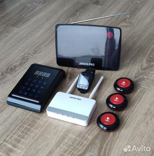 Кнопка вызова официанта,часы, табло, пульт, репите