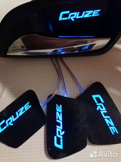 Подсветки в ручки салона chevrolet круз