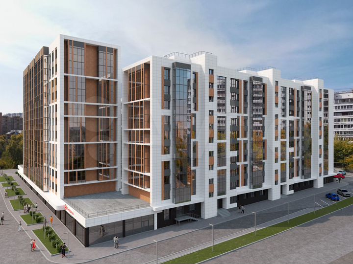 2-к. квартира, 43,9 м², 3/10 эт.
