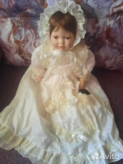 Кукла фарфоровая большая