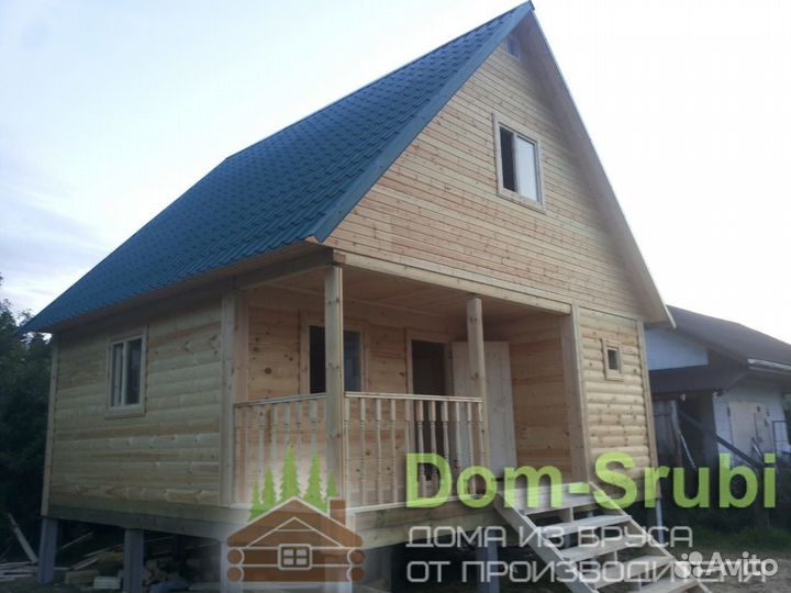 Карабаново-Хорошая надёжная Баня из бруса Б-21 6х6