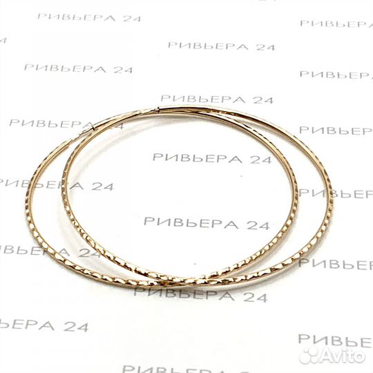 Золотые серьги 585 пробы 2.87 грамм