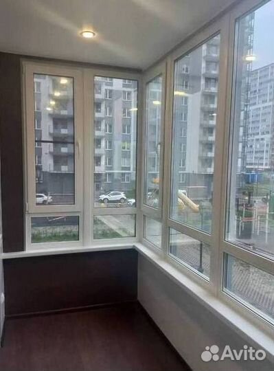 Остекление окон и балконов пвх