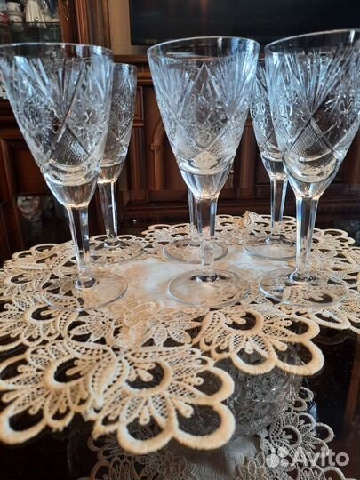 Фужеры хрустальные СССР