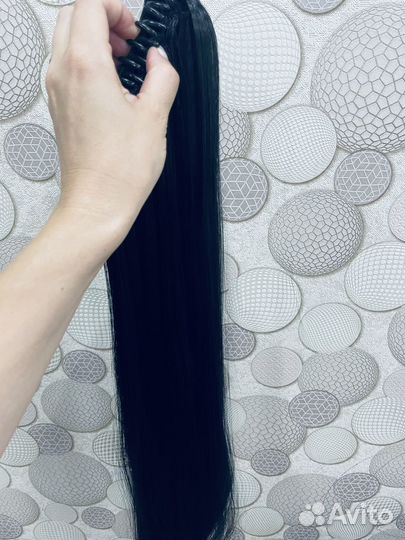 Накладной хвост на крабе шиньон новый