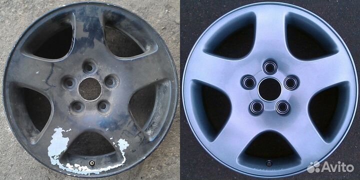 Полимерная покраска автомобильных дисков