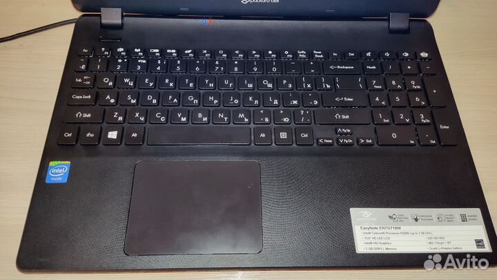 Ноутбук Acer packard bell easynote Entg71bm