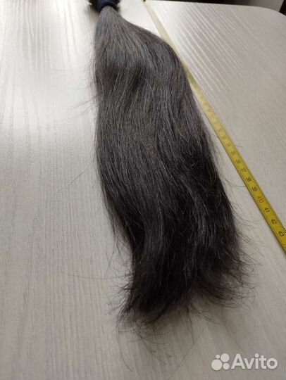 Натуральные волосы. Срез 45 см
