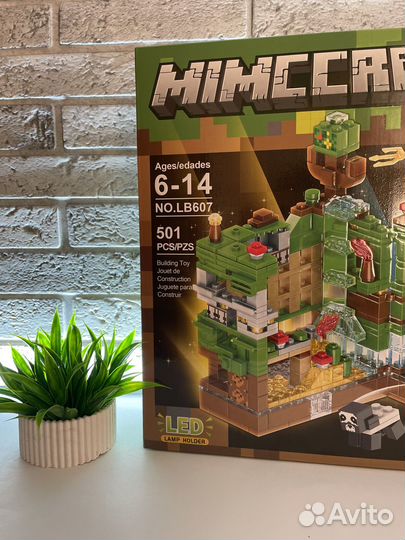 Конструктор Minecraft LB607 Зеленая крепость