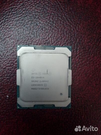 Intel xeon e5 2640v 4