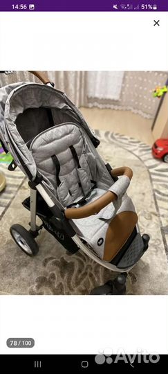 Прогулочная коляска Nuovita Corso серая