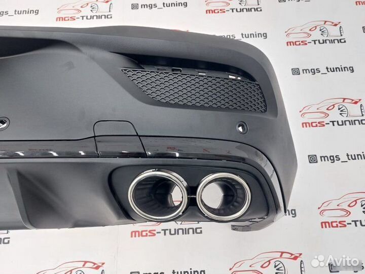 Диффузор с хром насадками 53 AMG GLE-Coupe C167