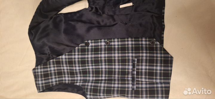 Жилет для мальчика Колледж синий, размер 140