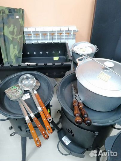 Казаны, мангалы, шампура, тандыры, бондарка