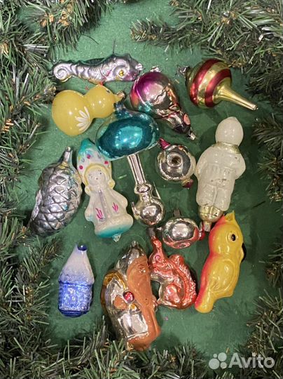 Елочные игрушки СССР в реставрацию