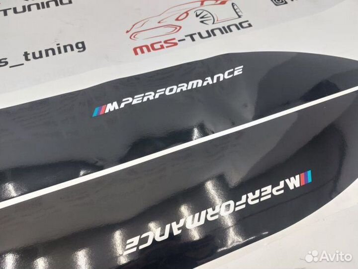 Универсальные полосы M-Perfomance Черный глянец