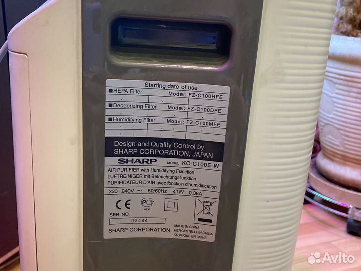 Увлажнитель воздуха Sharp