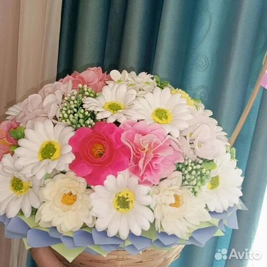 Букет из мыла