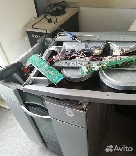 Ремонт варочных панелей индукционных плит на дому