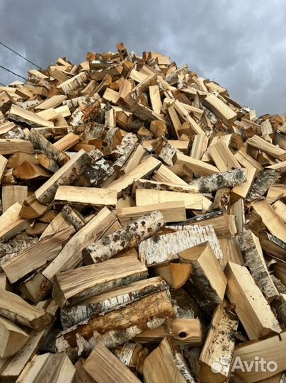 Дрова березовые колотые