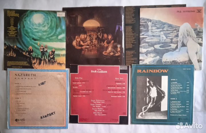 Пластинки Новые Рок, б.у Назарет LedZep 17,2