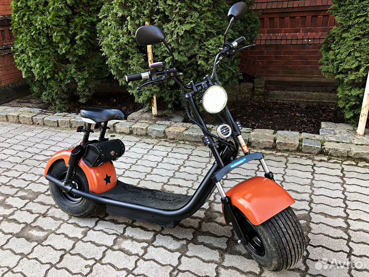Электросамокат мопед Citycoco Harley 1500W