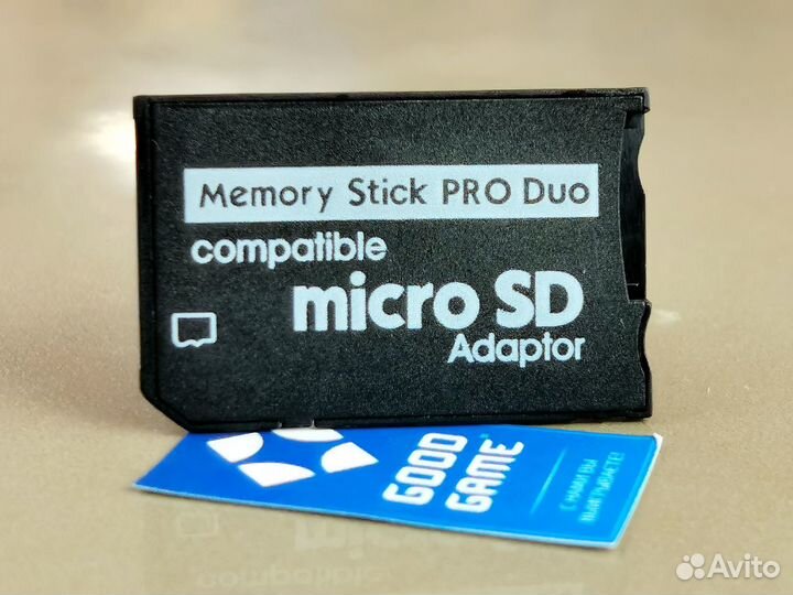 Sony PSP. Адаптер для карт Micro SD. Новый