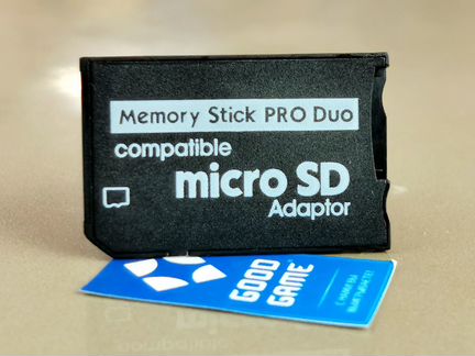 Sony PSP. Адаптер для карт Micro SD. Новый