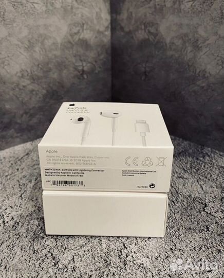 Наушники apple проводные lightning