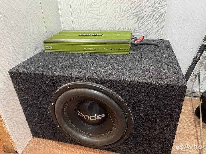 Сабвуфер и усилитель