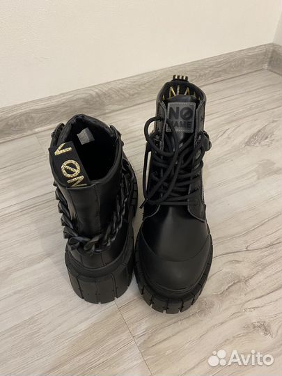 Кожаные ботинки NO name 39