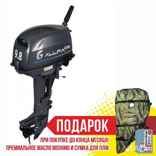 Лодочный мотор allfa CG T9,8