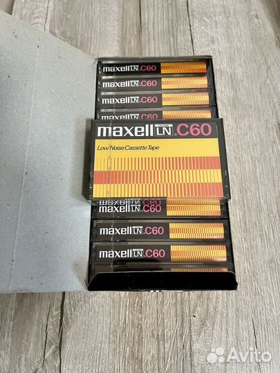 Аудиокассеты новые Maxell LN C60, TDK SA-C90