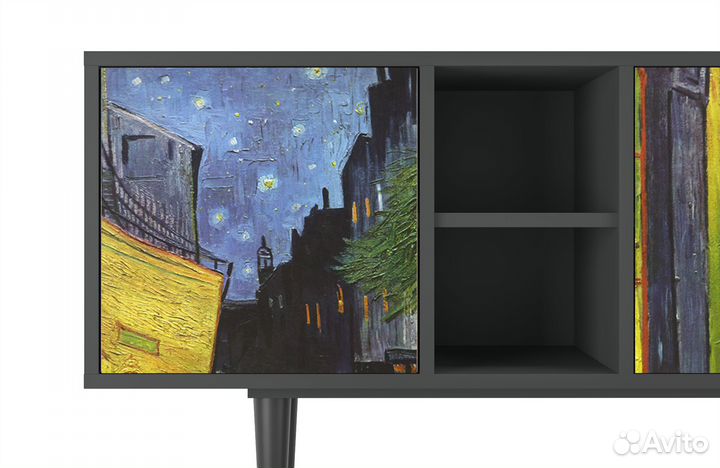 Тв-тумба T5 - Антрацит - Café Terrace AT Night