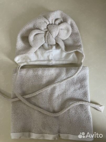 Комплект шапка, шарф