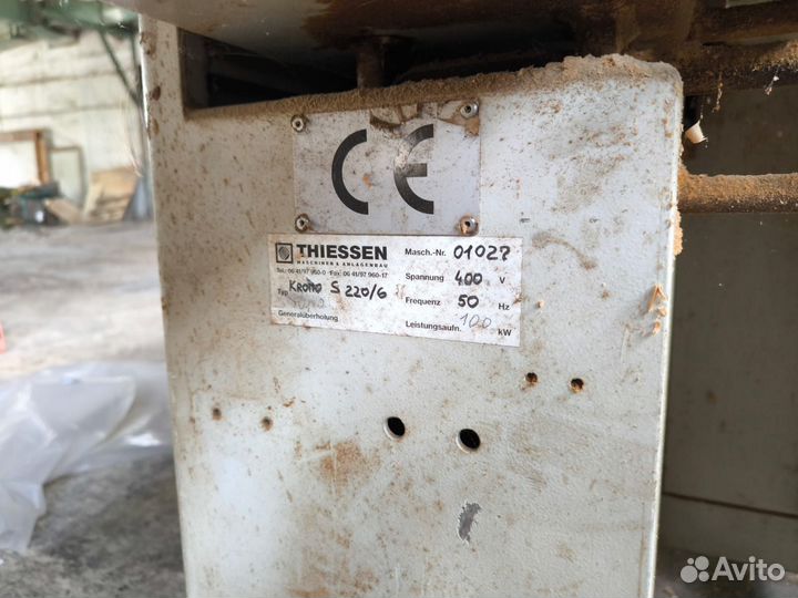 Четырехсторонний станок thiessen