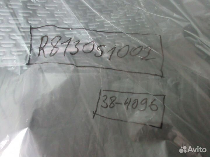 Коврики салона hyundai Santafe резиновы 18- (7-м