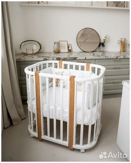 Кровать 5в1 + 2 матраса + маятник