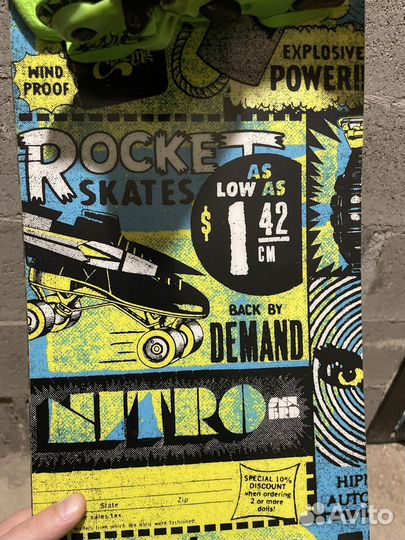 Сноуборд с креплениям для новичков