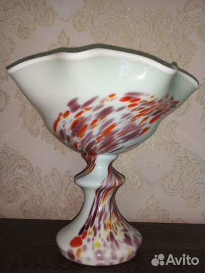 Фруктовницы на ножке и вазы з-д Красный май