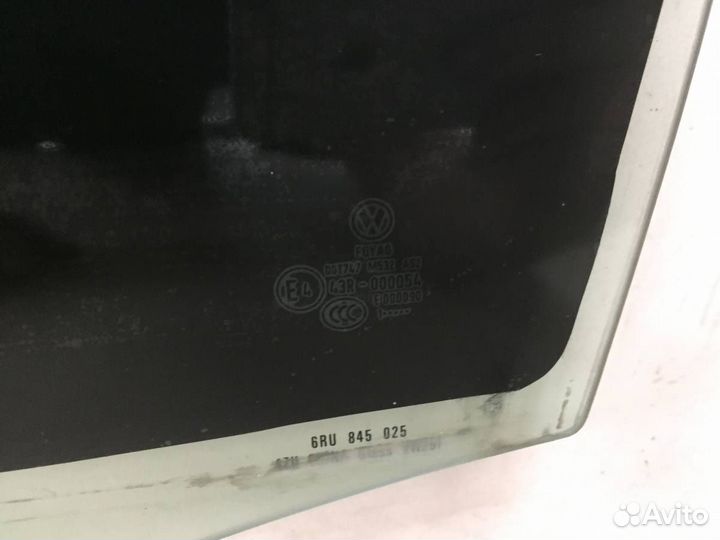 Стекло двери задней левой Volkswagen Polo Sed RUS