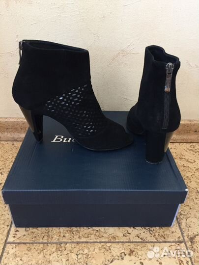 Ботильоны замшевые размер 37