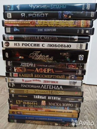 Коллекция фильмов и сериалов на DVD лот#2