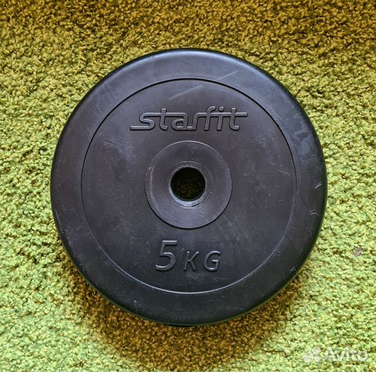 Спортивные блины / диски пластиковые 26 мм