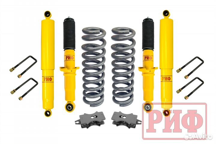 Лифт-комплект риф на Isuzu D-Max (2012-2019) лифт