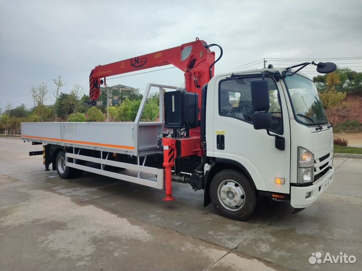 Isuzu Elf (N-series) с КМУ, 2024