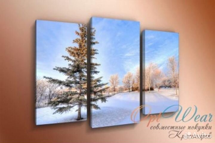 Картина модульная новая, в упаковке