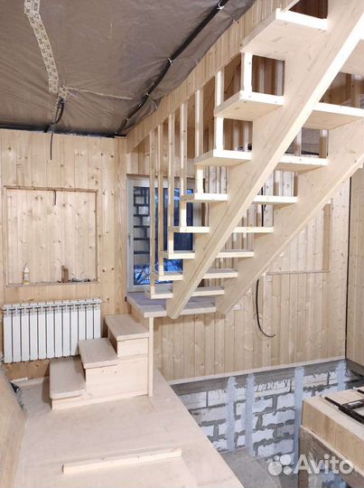 Деревянные лестницы и другие работы с деревом