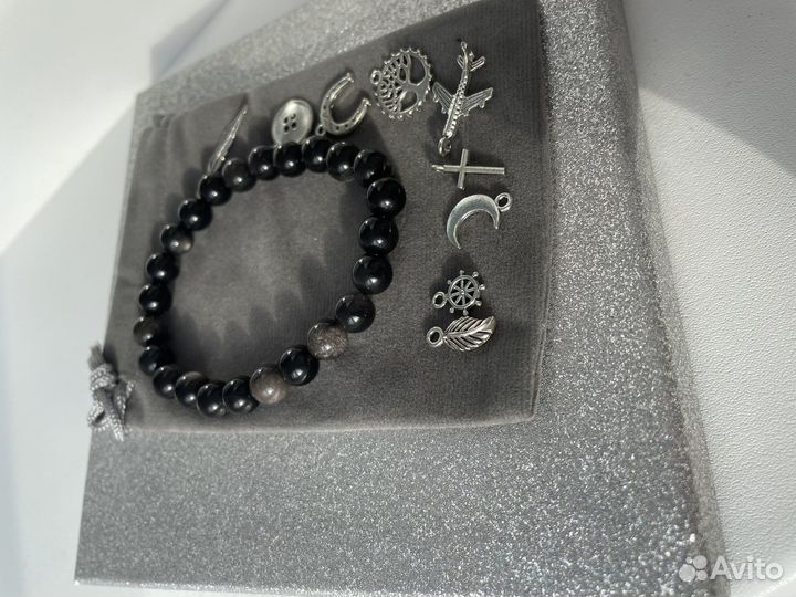 Браслет мужской из натуральных камней