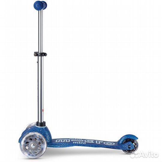 Самокат Micro Mini Micro Deluxe Galaxy Glitter LED